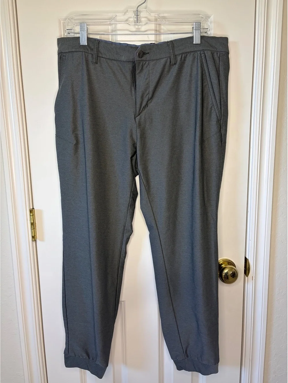 Adidas Men’s Adicross Golf Jogger Pants, Gray, 34x30